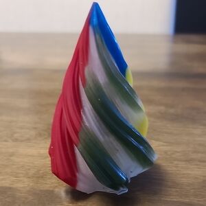 Colorful Swirl Art Sculpture